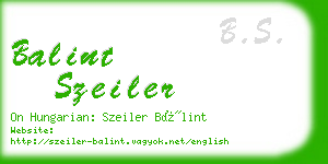 balint szeiler business card